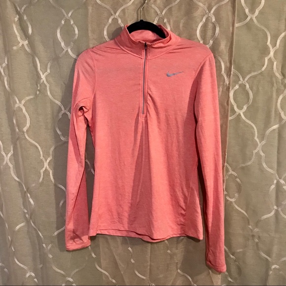 Nike Tops - Nike dri fit running half zip long sleeve t shirt